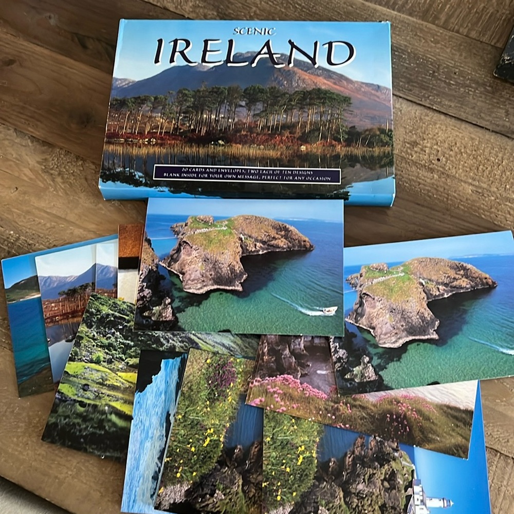 Scenic IRELAND 19 Blank CARDS and Envelopes TEN Designs Perfect for Any Occasion